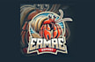 do awesome crab mascot logo design with company