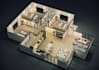 create isometric 3d floor plan for real estate and airbnb