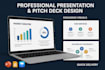 design powerpoint pitch deck presentation