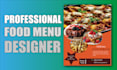 design attractive restaurant flyer and food menu