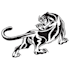 create a traditional tattoo panther