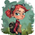create cartoon character illustration
