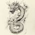 create a unique custom tattoo design in black and white