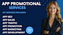 app promotion organic app install mobile app marketing app download app traffic