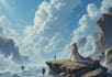 paint semi realistic fantasy art