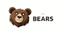 do awesome bear head emblem mascot logo design