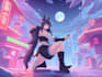 design and rig live2d tuber model in anime art style