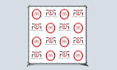 create step and repeat or backdrop banners from your logo
