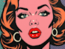 draw a retro pop art roy lichtenstein style