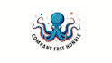 do awesome octopus mascot logo design with company