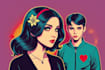 draw a vector pop art illustration from your images