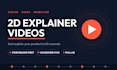 create 2d explainer video, animated explainer video animation