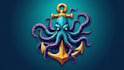 make a high quality kraken octopus mascot logo  in one day
