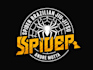 design exclusive spider logo with source file