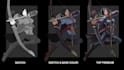 create dnd character design, concept art and illustration