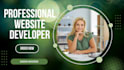 create full stack website as front end html css responsive web developer