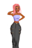 create a stylized drawing of your character