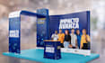 design trade show booth, backdrop and exhibition booth