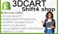 design shift4shop or 3dcart website squarespace shopee shopify store shift4shop