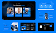 do powerpoint presentation, investors pitch deck with goggle slide