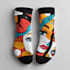 create  mockup unique socks design pattern sublimation
