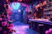 create stylized environment illustration background art, concept art