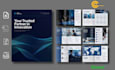 design professional business brochure and white paper