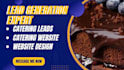 generate result driven catering leads, catering website leads generation