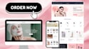 design beauty makeup website hair salon skincare store spa cosmetics website