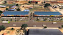 do exterior design 3d architectural rendering of warehouse