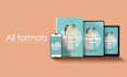 create a professional custom book or kindle cover design