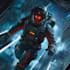 create a stunning sci fi character illustration and design