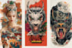 create a  traditional tattoo style design
