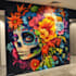 paint real graffiti art on the street wall