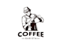 design coffee, tea, green tea logo for your brand