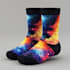 draw unique socks design and custom socks design