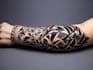 create sleeve tattoo design in geometric style