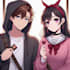 draw cool anime couple for you
