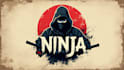design unique ninja logo with source file in 24 hours