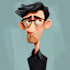 design a 2d cartoon character
