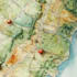 create a detailed watercolor map illustration