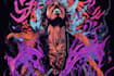 draw dark, horror, metal art illustration