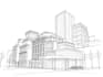 draw architectural sketches for building