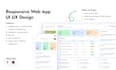 do website web app dashboard UI UX design in figma