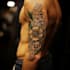 make a tattoo design of tattoo sleeve