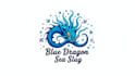 make unique blue dragon sea slug logo express delivery