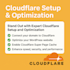 configure cloudflare CDN,optimize page caching, SSL and resolve any website