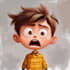 design a 2d cartoon character