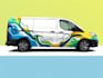creative custom car wrap, van wrap, truck wrap, trailer wrap