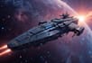make a sci fi spaceship art